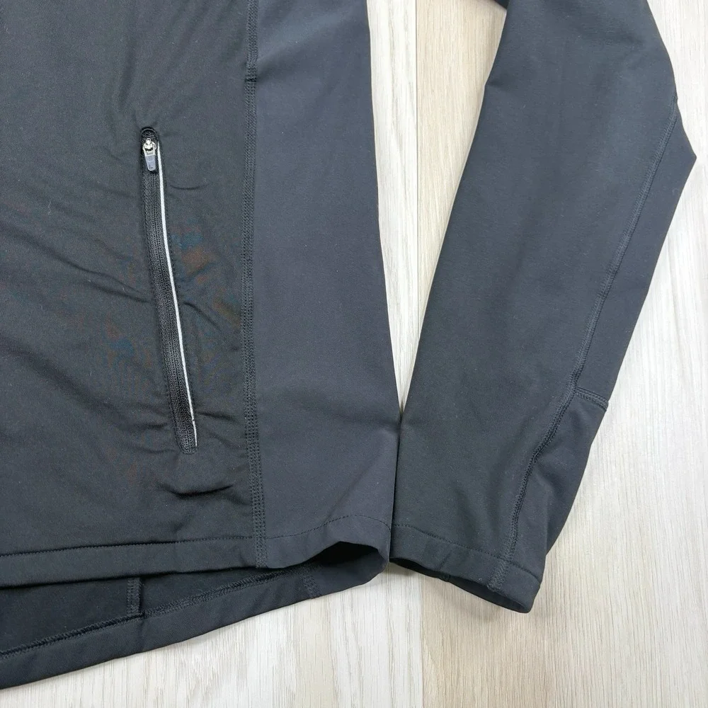 Lacoste Sport Full Zip Track Jacket Pockets Reflective Men's Size L Large Logo